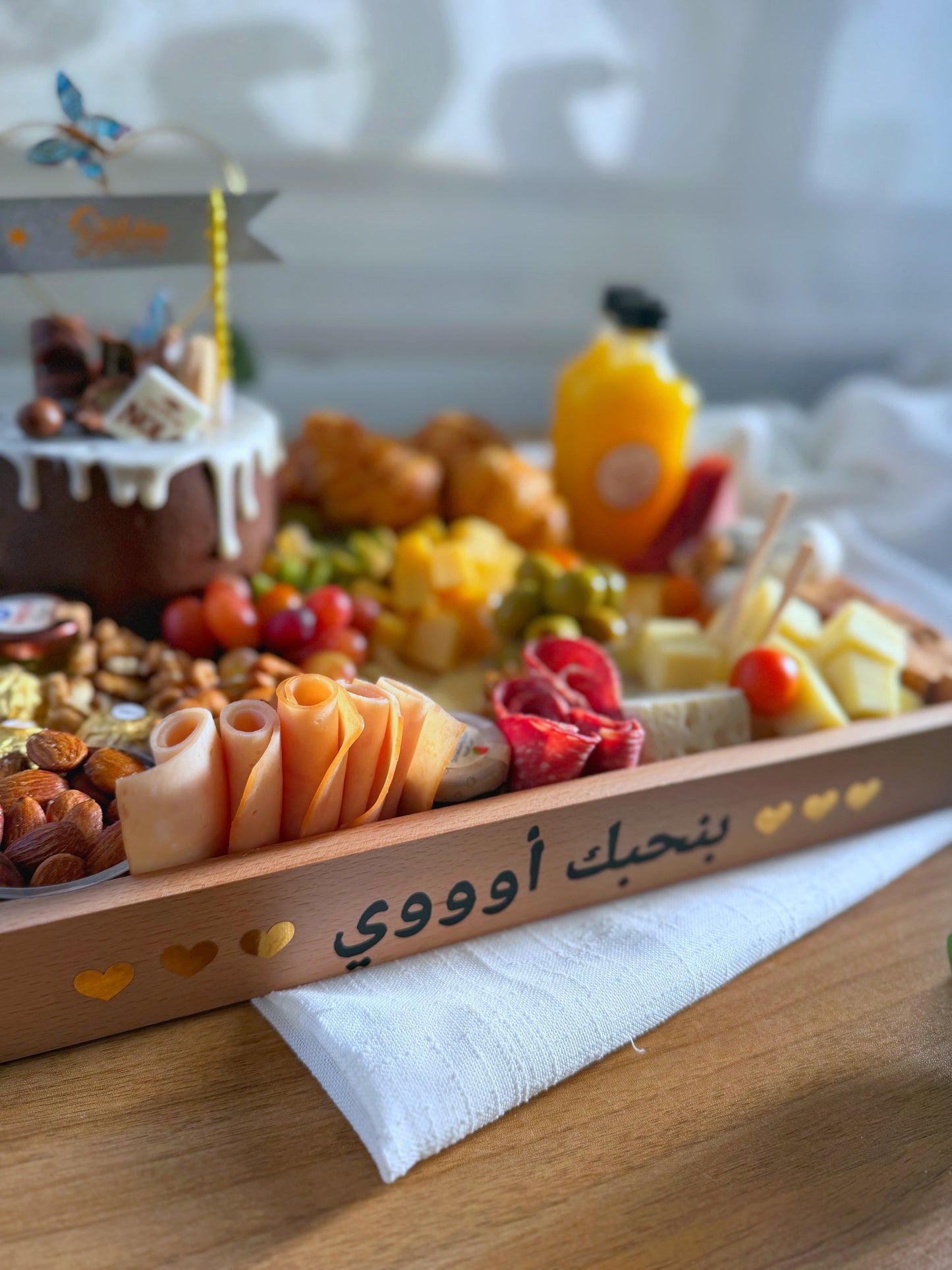 Couples Breakfast Cake & Cheese