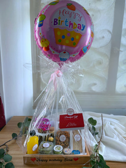 Birthday Breakfast Cake & Candle