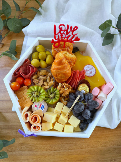 Birthday Breakfast Hexagonal Platter
