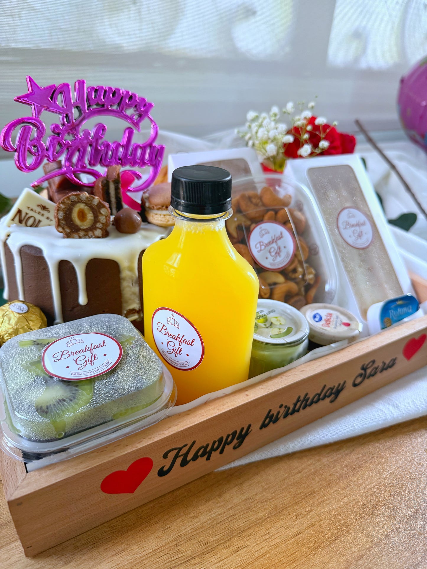 Birthday Breakfast Cake & Candle