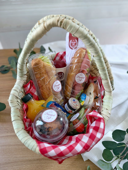 Breakfast Basket with Sandwiches