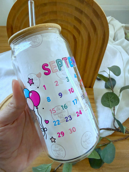 Personalized Glass Tumbler