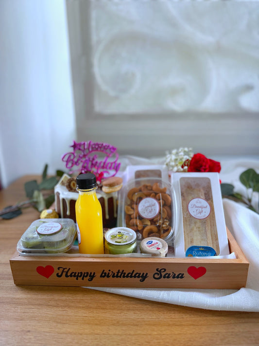 Birthday Breakfast Cake & Candle