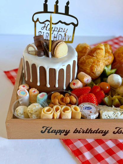 Birthday Tray Breakfast & Cake | 25 x 35cm