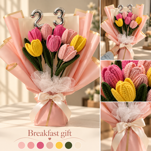 Forever Bloom Crochet Bouquet