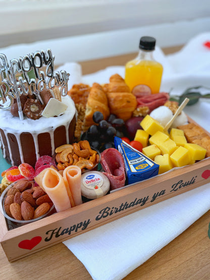 Chocolate cake & breakfast