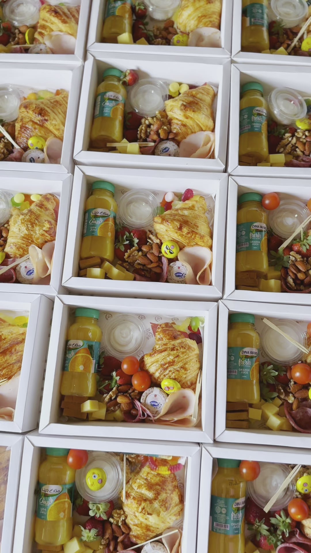 A short video showcasing the Team Fuel Box from various angles, highlighting its premium ingredients, custom wrapping, and elegant presentation for corporate gifting.