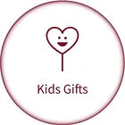 Kids Gifts Icon - A playful, colorful wrapped gift box for children